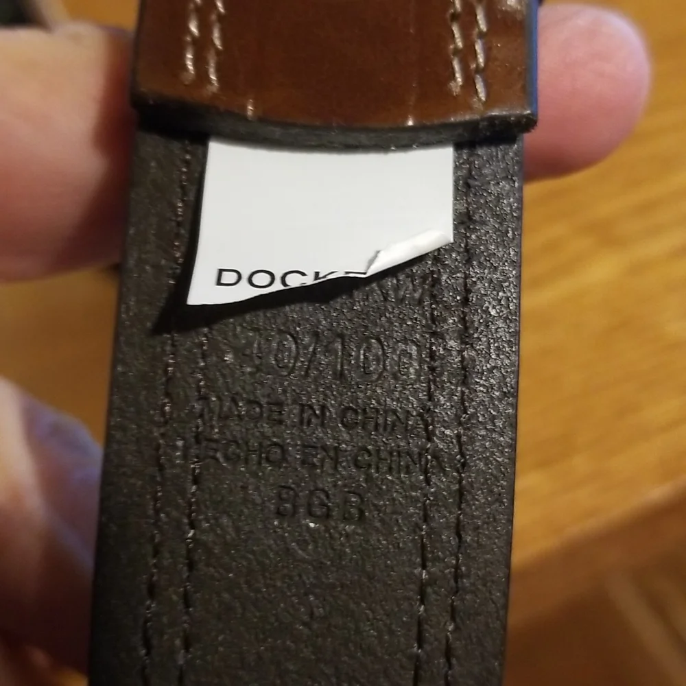 Dockers brown leather